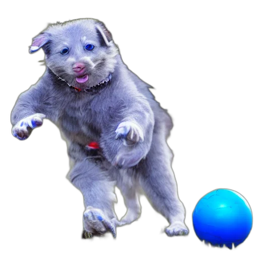 animal, creature, staff, 3d render transparent PNG cut-out
