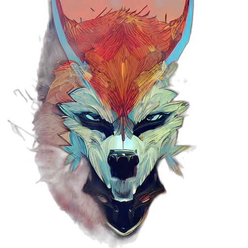 mask, creature, face, watercolor transparent PNG cut-out