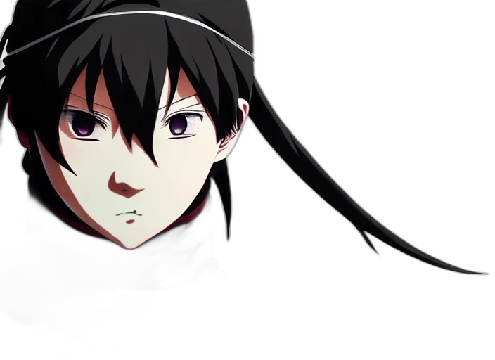 face, mask, anime, 3d render transparent PNG cut-out