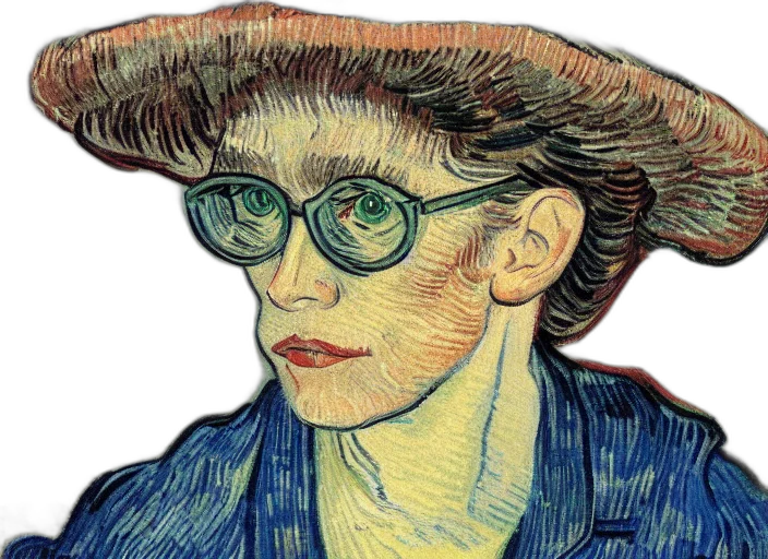 hat, face, cartoon, comic book art transparent PNG cut-out