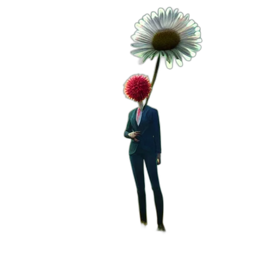 umbrella, staff, flower, hat transparent PNG cut-out