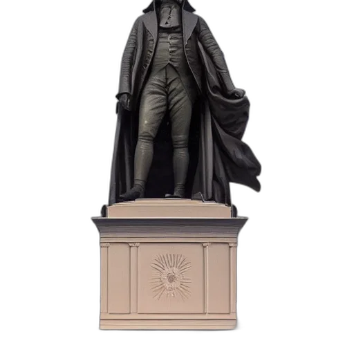 staff, statue, george, washington transparent PNG cut-out