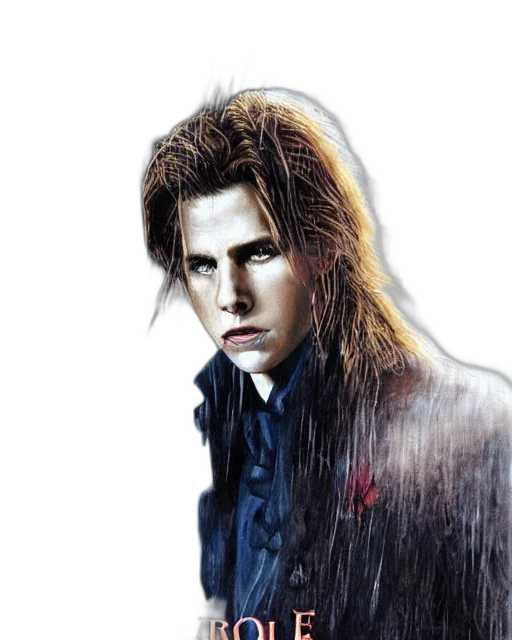 jacket, hair, photorealistic, comic book art transparent PNG cut-out