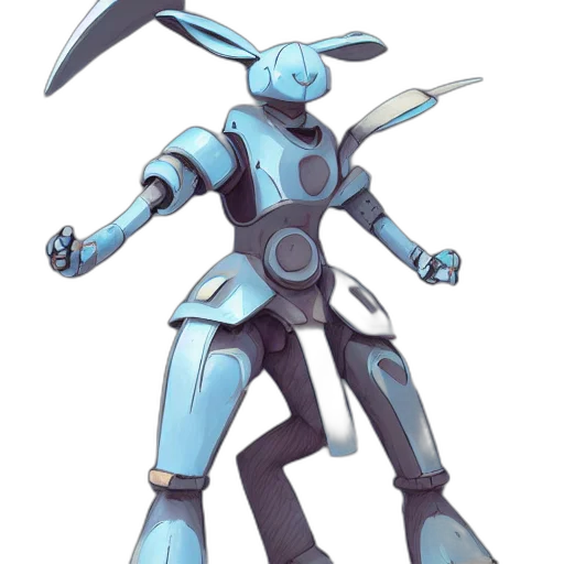 robot, weapon, staff, concept art transparent PNG cut-out