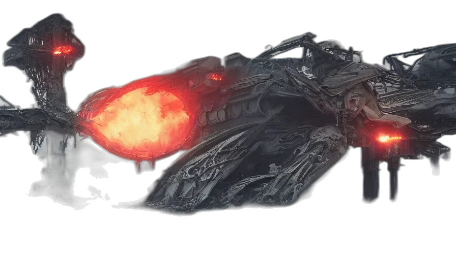 weapon, dragon, car, shoes transparent PNG cut-out
