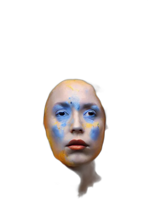 face, mask, robot, hair transparent PNG cut-out