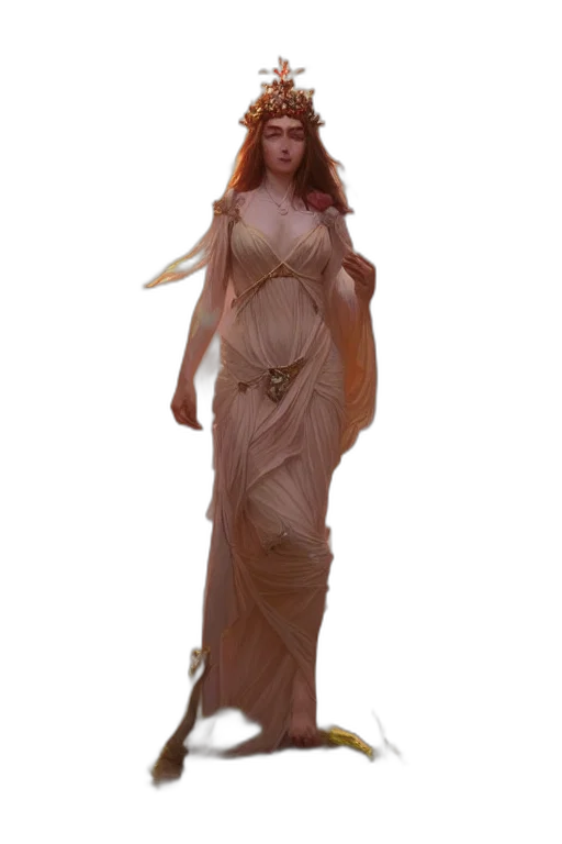 dress, fantasy art, concept art, 3d render transparent PNG cut-out