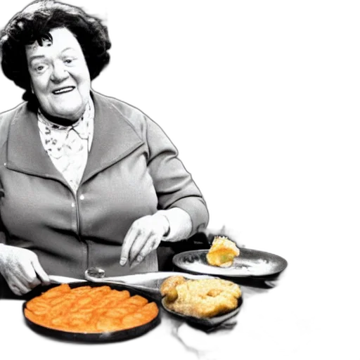 food, julia, child, making transparent PNG cut-out