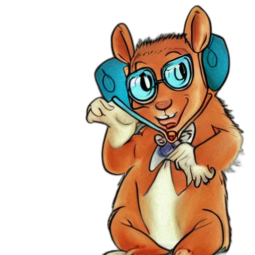 staff, animal, cartoon, concept art transparent PNG cut-out