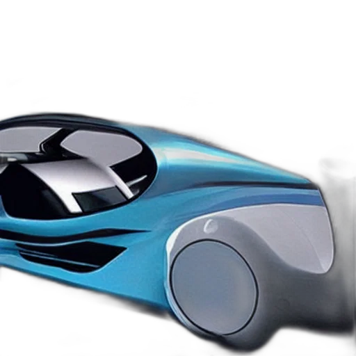 car, robot, 3d render, concept art transparent PNG cut-out