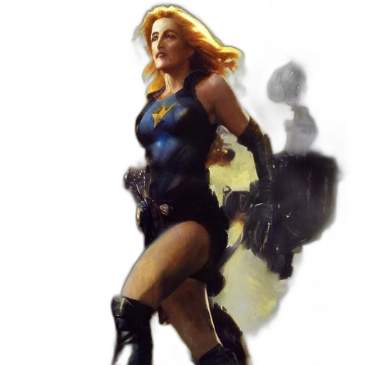 dress, comic book art, concept art, fantasy art transparent PNG cut-out