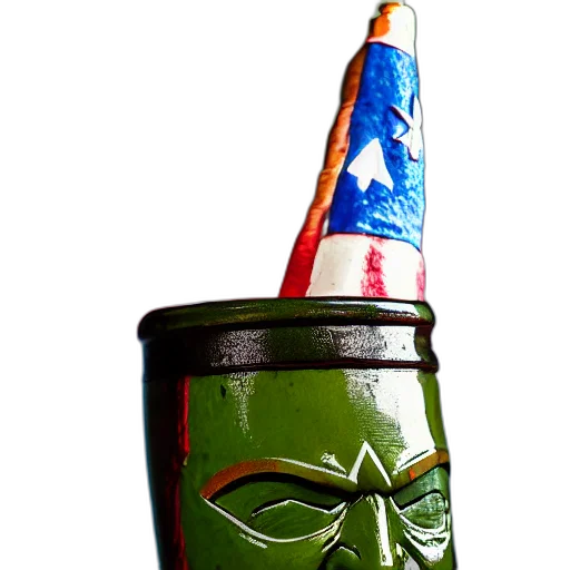 crown, hat, staff, bottle transparent PNG cut-out