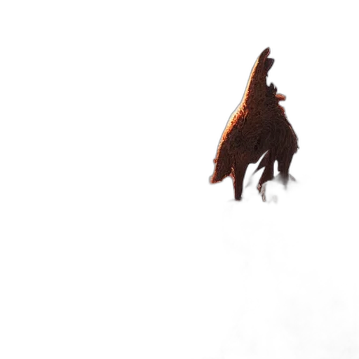 dragon, creature, animal, hair transparent PNG cut-out