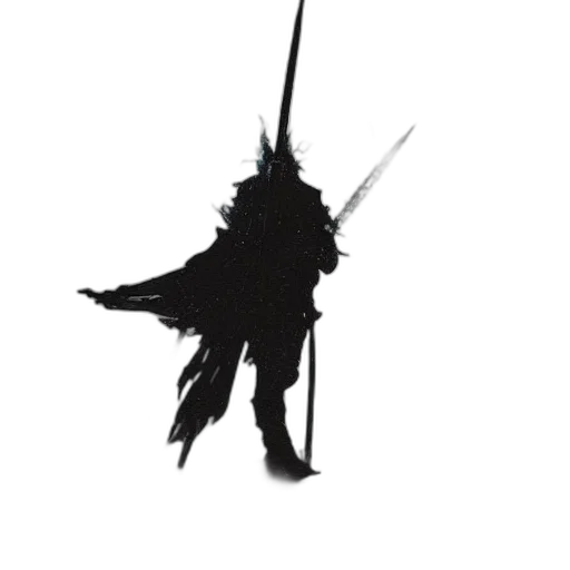 sword, staff, dragon, weapon transparent PNG cut-out