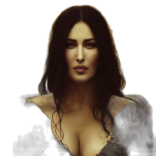 face, dress, fantasy art, photorealistic transparent PNG cut-out