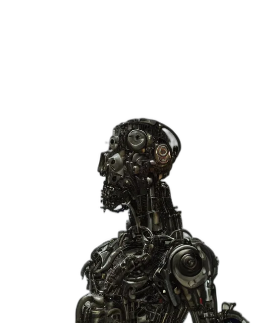 robot, crown, weapon, bottle transparent PNG cut-out