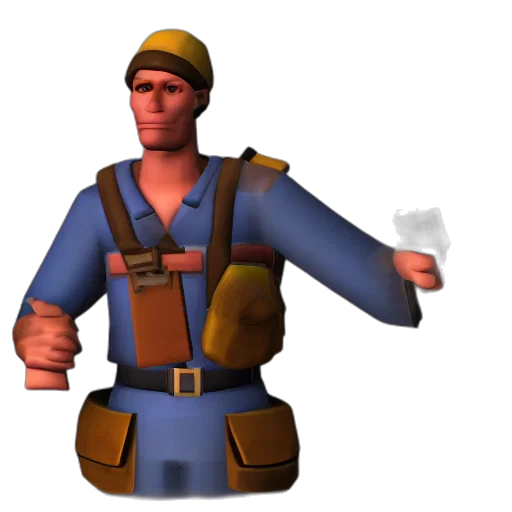 staff, weapon, hat, jacket transparent PNG cut-out