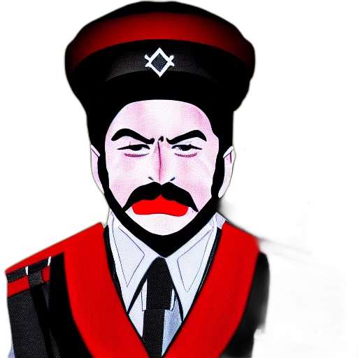 staff, face, hat, crown transparent PNG cut-out