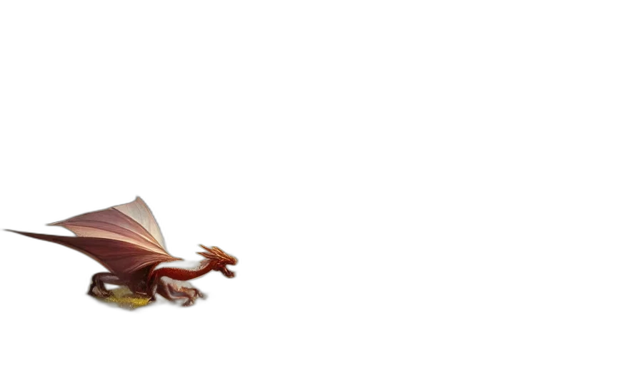dragon, creature, animal, hair transparent PNG cut-out