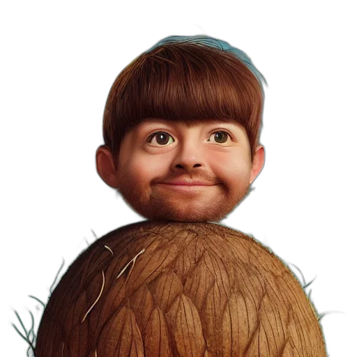 hair, creature, face, animal transparent PNG cut-out