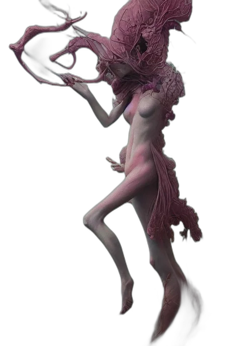 creature, staff, animal, mask transparent PNG cut-out