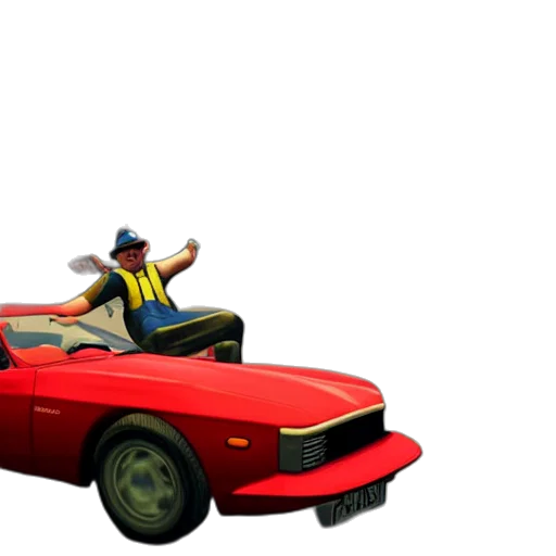 car, hat, weapon, robot transparent PNG cut-out