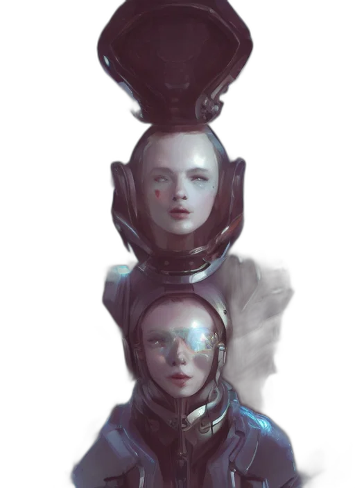 robot, mask, face, crown transparent PNG cut-out