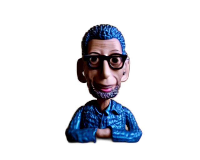 staff, 3d render, cartoon, photorealistic transparent PNG cut-out