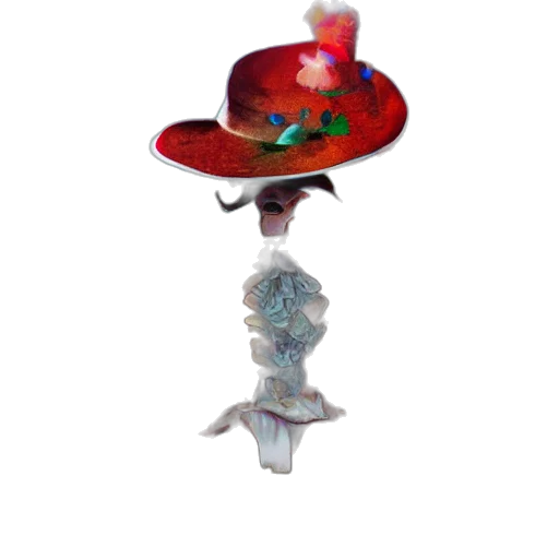 hat, umbrella, crown, staff transparent PNG cut-out