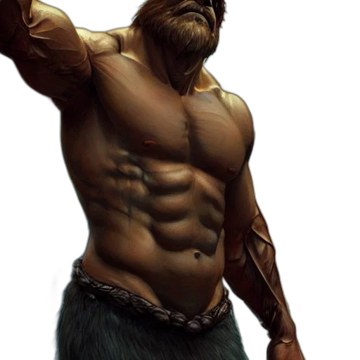 concept art, fantasy art, comic book art, photorealistic transparent PNG cut-out
