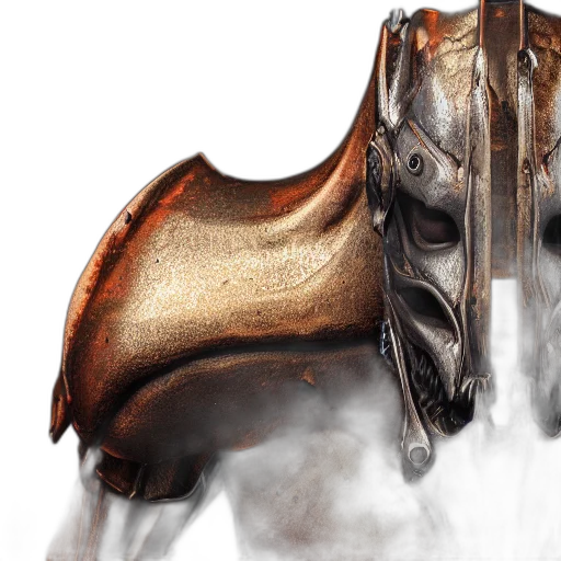 mask, dragon, face, sword transparent PNG cut-out