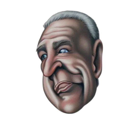 face, mask, creature, photorealistic transparent PNG cut-out