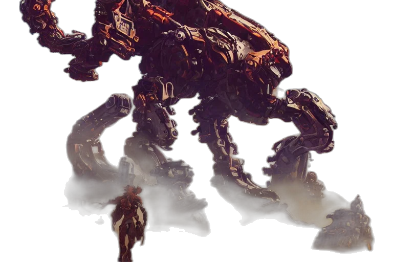 robot, creature, dragon, weapon transparent PNG cut-out