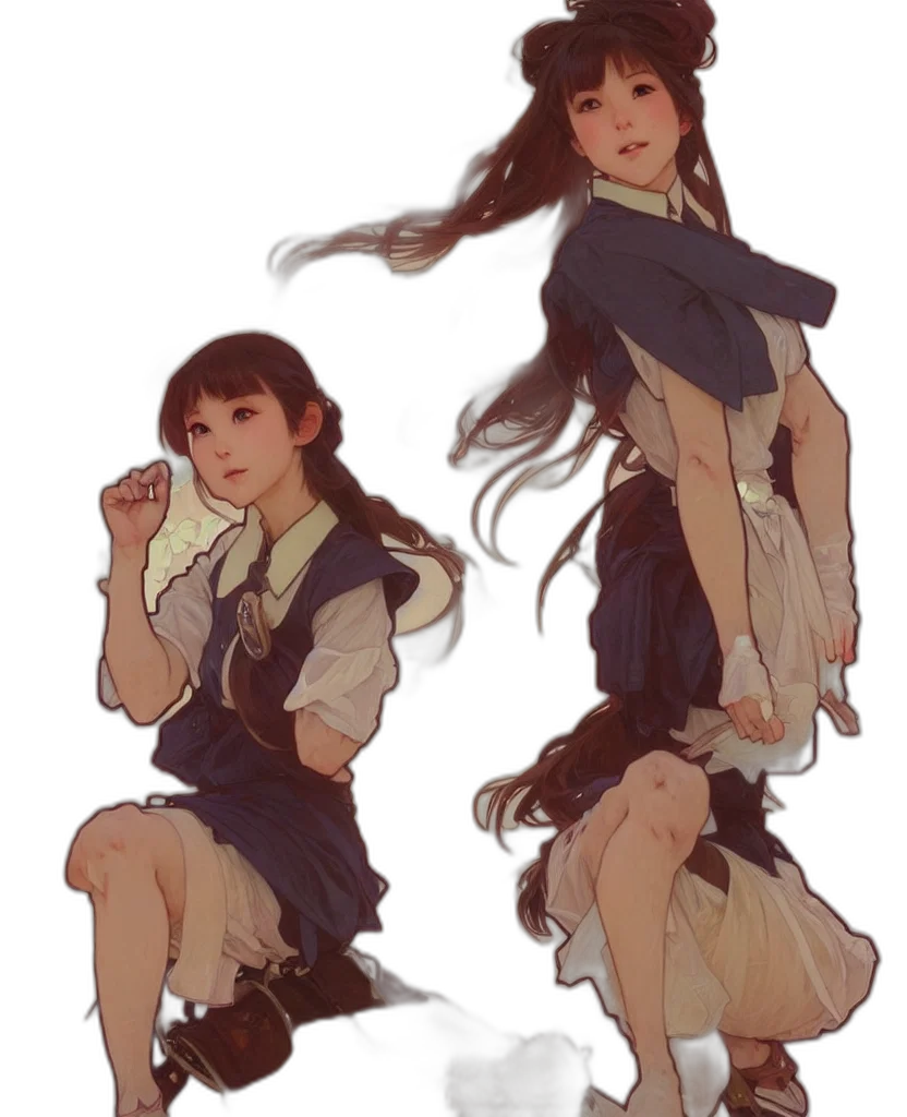 dress, jacket, concept art, fantasy art transparent PNG cut-out