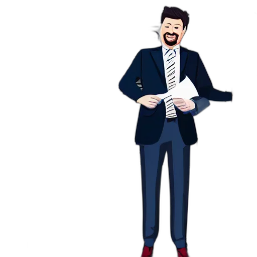 staff, jacket, cartoon, concept art transparent PNG cut-out