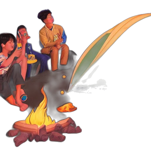 dragon, concept art, 3d render, cartoon transparent PNG cut-out