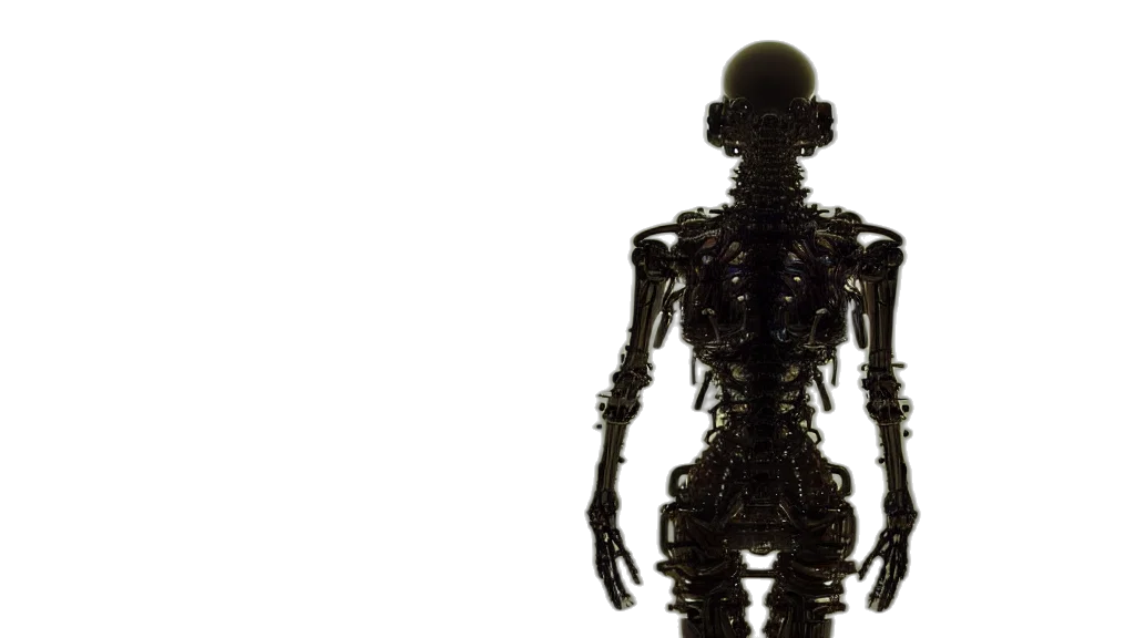 robot, creature, animal, 3d render transparent PNG cut-out