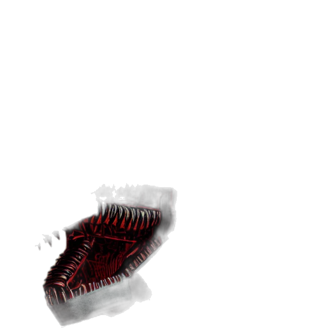 creature, hair, shoes, weapon transparent PNG cut-out