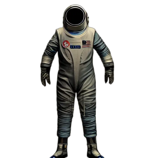 robot, mask, jacket, staff transparent PNG cut-out