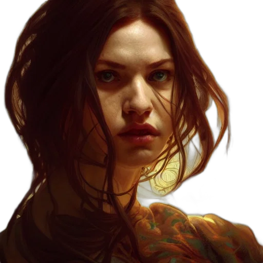 face, photorealistic, fantasy art, concept art transparent PNG cut-out