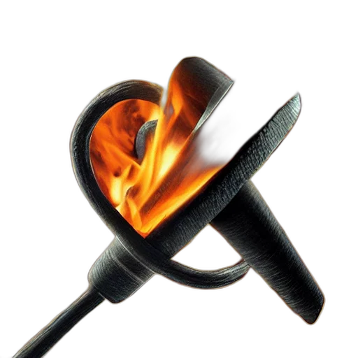 staff, weapon, jewelry, jacket transparent PNG cut-out