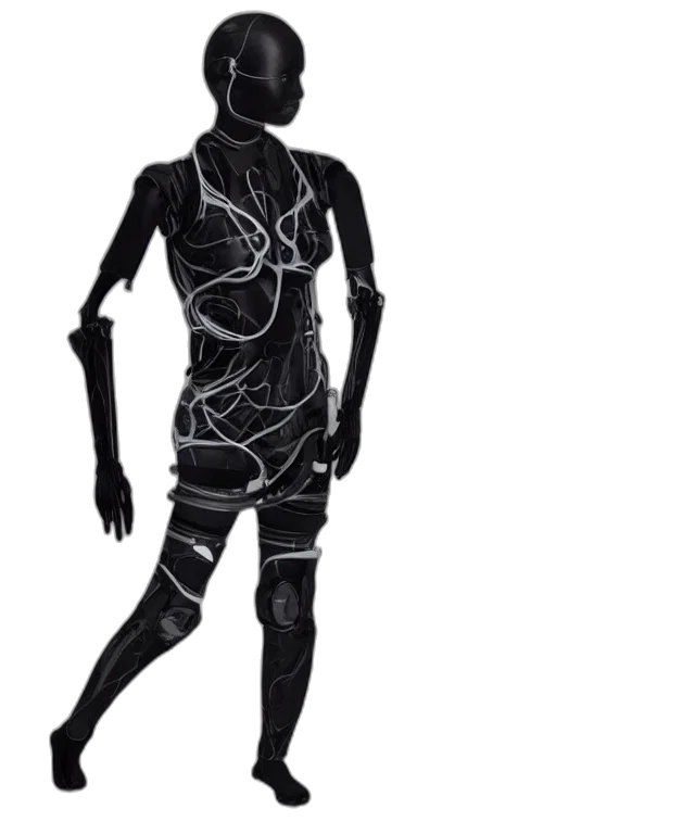 dress, robot, mask, creature transparent PNG cut-out