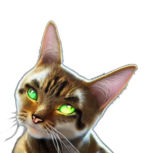 staff, animal, creature, photorealistic transparent PNG cut-out