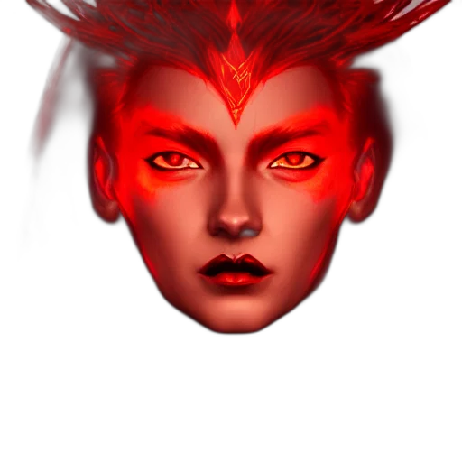 face, mask, crown, hair transparent PNG cut-out