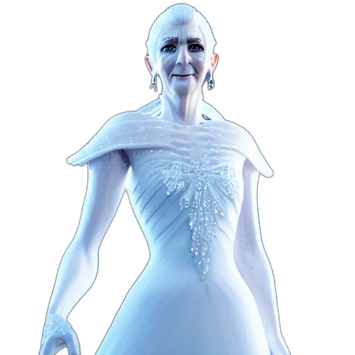 dress, creature, robot, jewelry transparent PNG cut-out