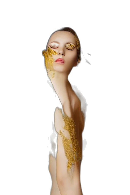 dress, mask, face, jewelry transparent PNG cut-out