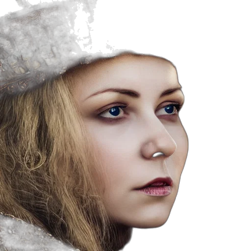 face, hat, crown, jewelry transparent PNG cut-out