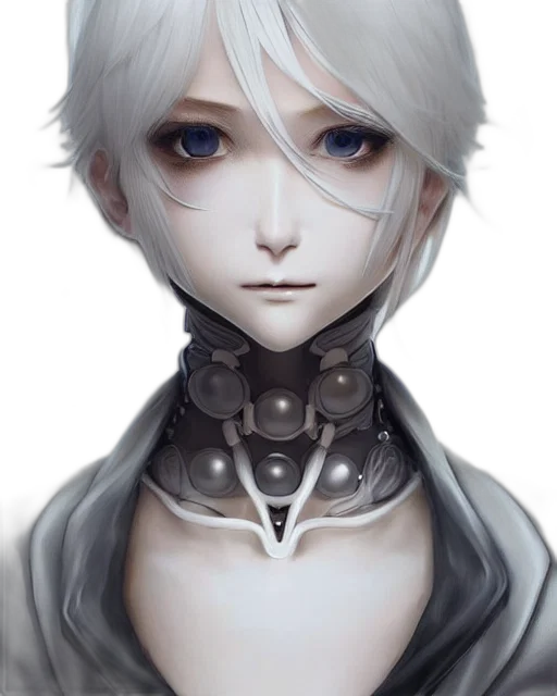 robot, face, mask, staff transparent PNG cut-out