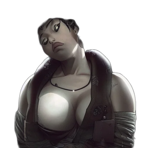 jacket, robot, face, staff transparent PNG cut-out