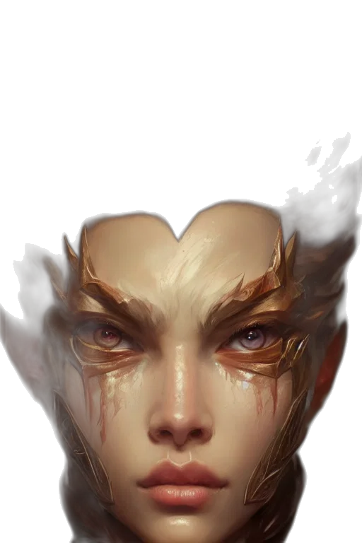 face, mask, dragon, crown transparent PNG cut-out